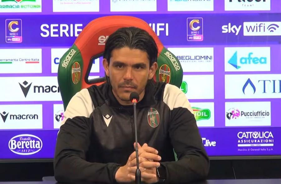 Ternana, Fazio: "Ci è mancato il guizzo finale, i ragazzi hanno dato tutto"