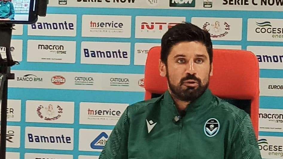 Giana, Chiappella: "Nel primo tempo non abbiamo risposto presente"