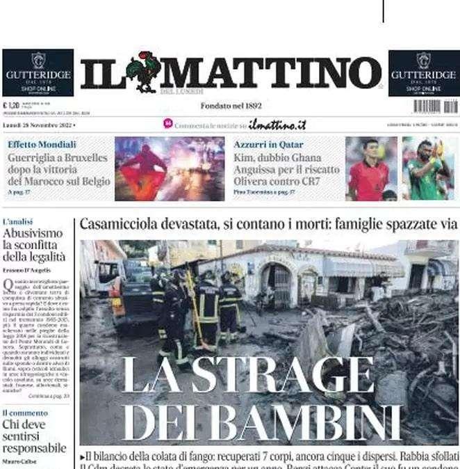 Il Mattino: "Il poker è servito. L'Avellino sorride"