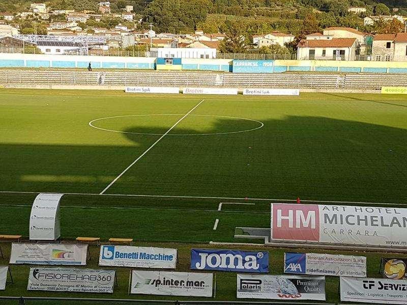 Girone A, posticipato il fischio d'inizio di Carrarese-Robur Siena