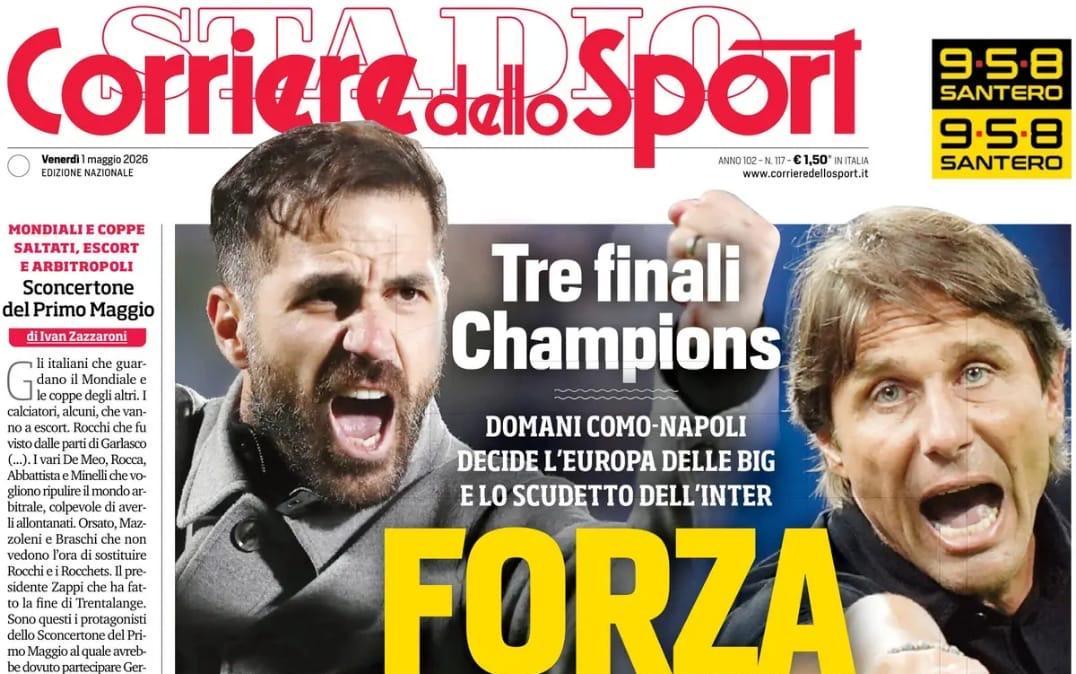 Corriere dello Sport: "Playoff loro sanno come si fa"