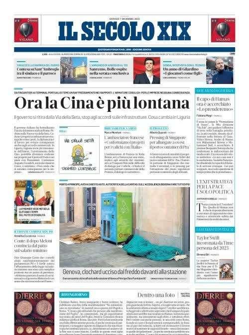 Il Secolo XIX - ed Levante: "Sestri nel mirino di un fondo svizzero"