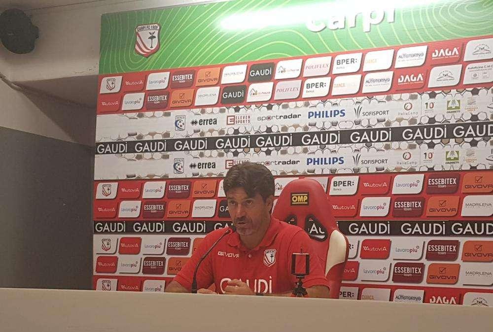 Carpi, Riolfo: "Pareggio? Risultato giusto per l'equilibrio visto in campo"