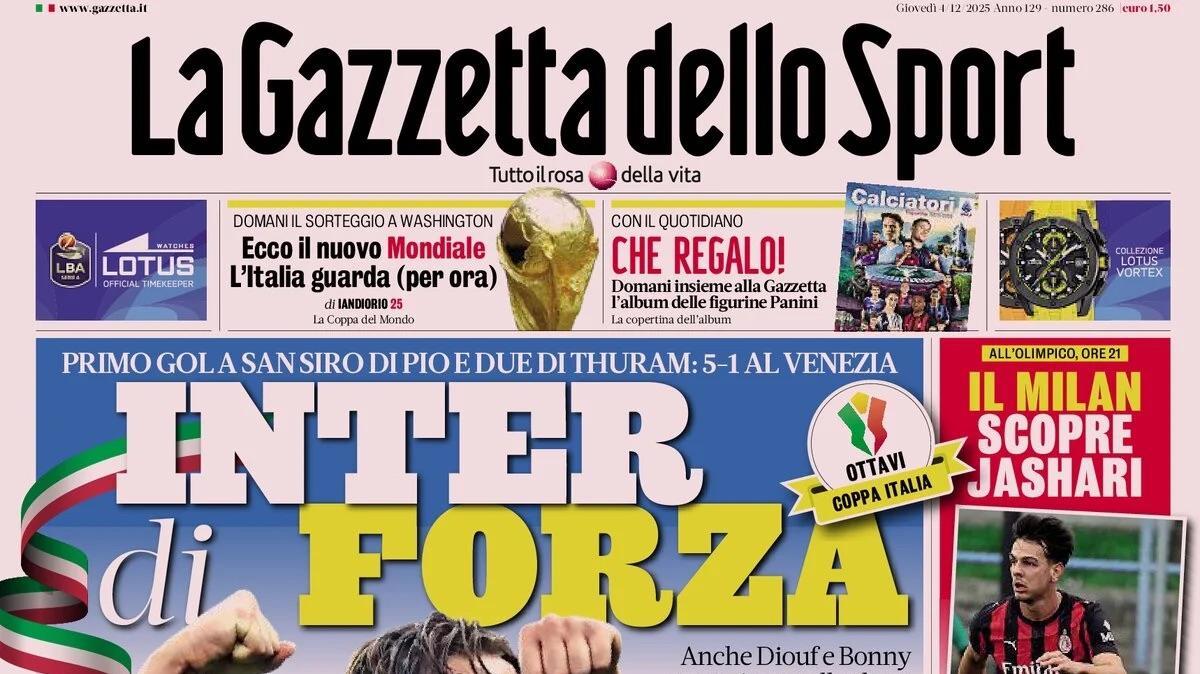 GdS: "La Casertana c’è. Anche l’Atalanta cade fuori casa"