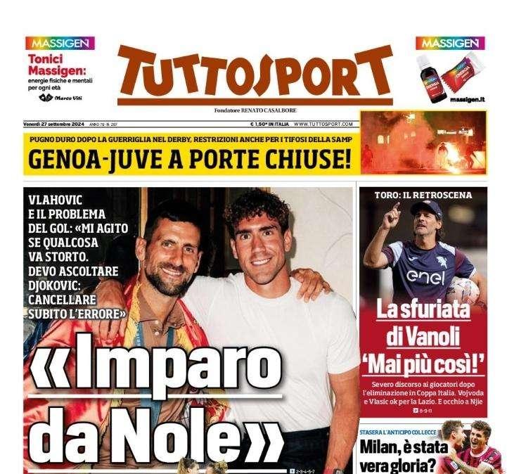 Tuttosport: "NG abbonata al pari | A Foggia comincia l'epoca di Capuano"