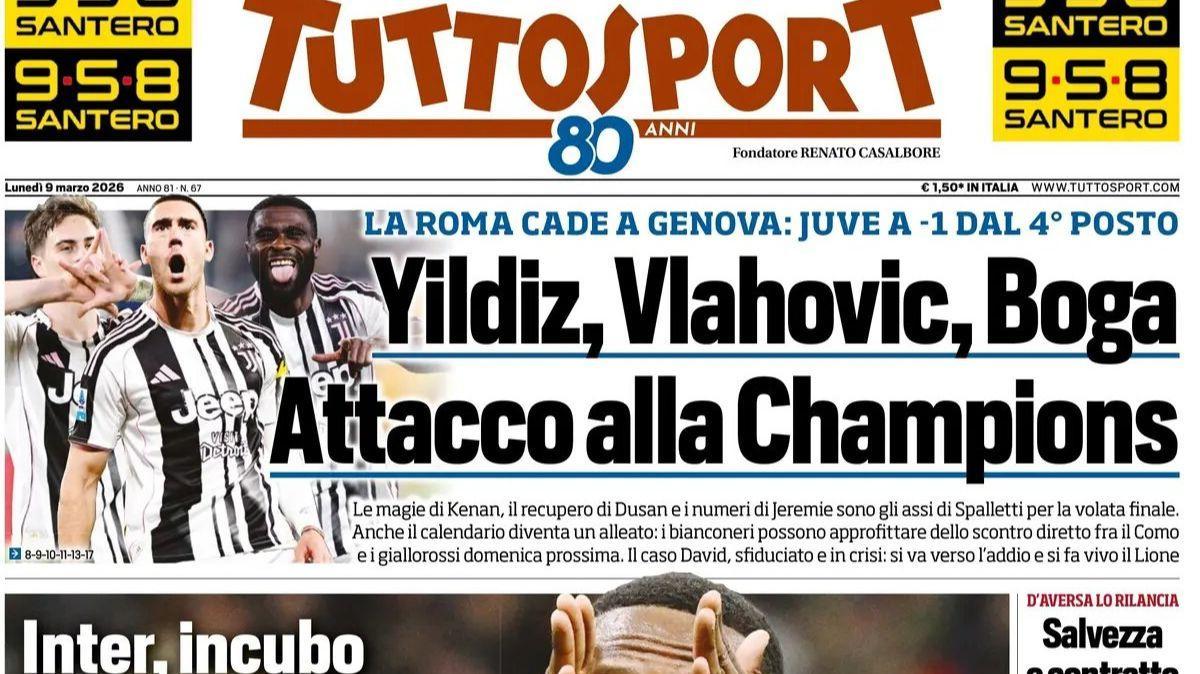 Tuttosport: "Derby al Gubbio, sbancata Terni | Blitz Benevento"