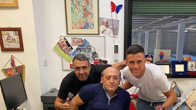 FOTONOTIZIA TC - Gubbio, ecco l'attaccante argentino Vazquez