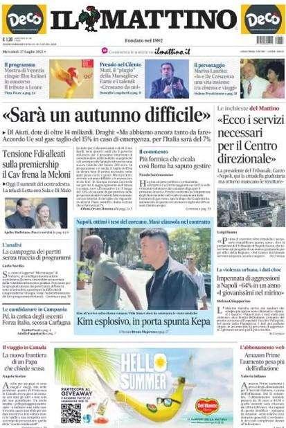 Il Mattino Avellino: "Difesa, Perrotta lupo di ritorno"