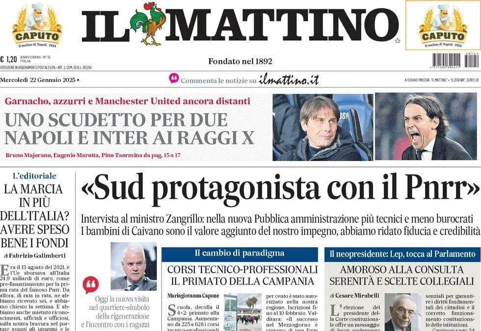Il Mattino: "Benevento ko. Auteri in crisi"