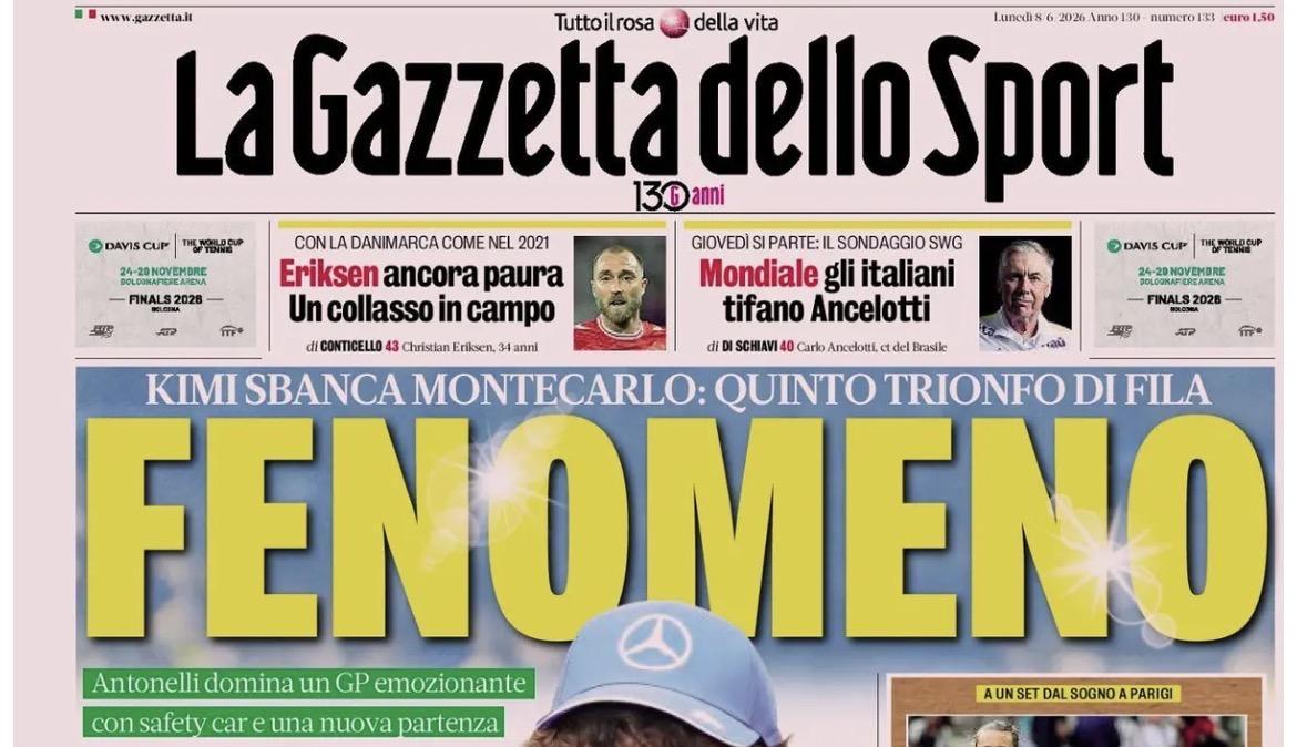Rassegna stampa Le prime pagine dei quotidiani sportivi