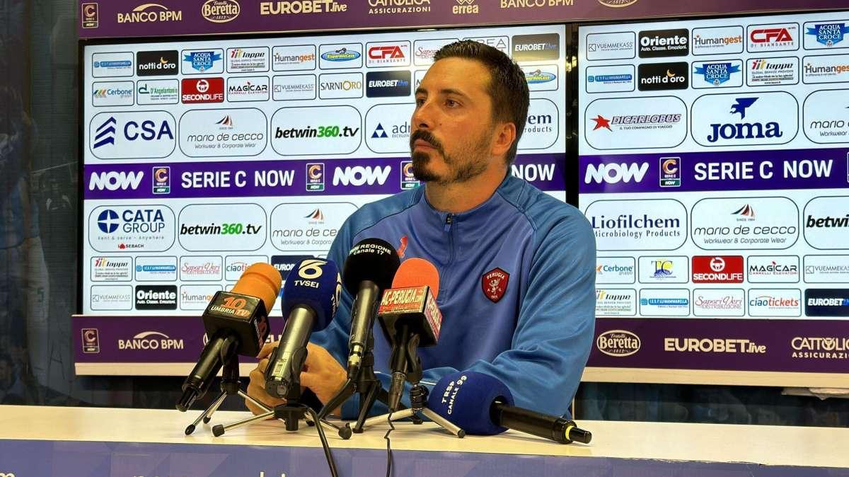 Formisano: "Perugia squadra da battere? No all'ossessione del risultato"