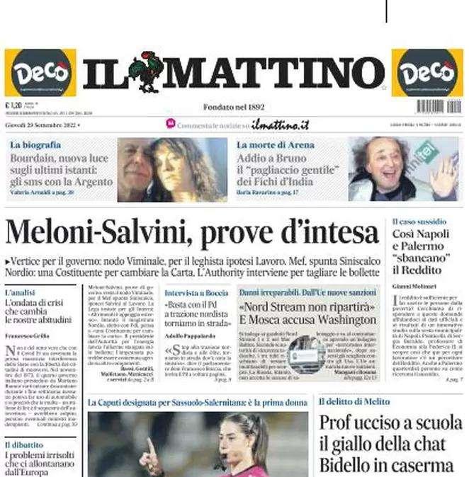 Il Mattino - Avellino: "La Curva Sud attacca ds e presidente"