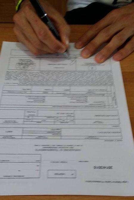 FOTONOTIZIA: ecco la firma di Cavallaro con il Foggia