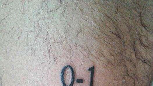 Messina, la follia di un tifoso: si tatua il risultato del derby 