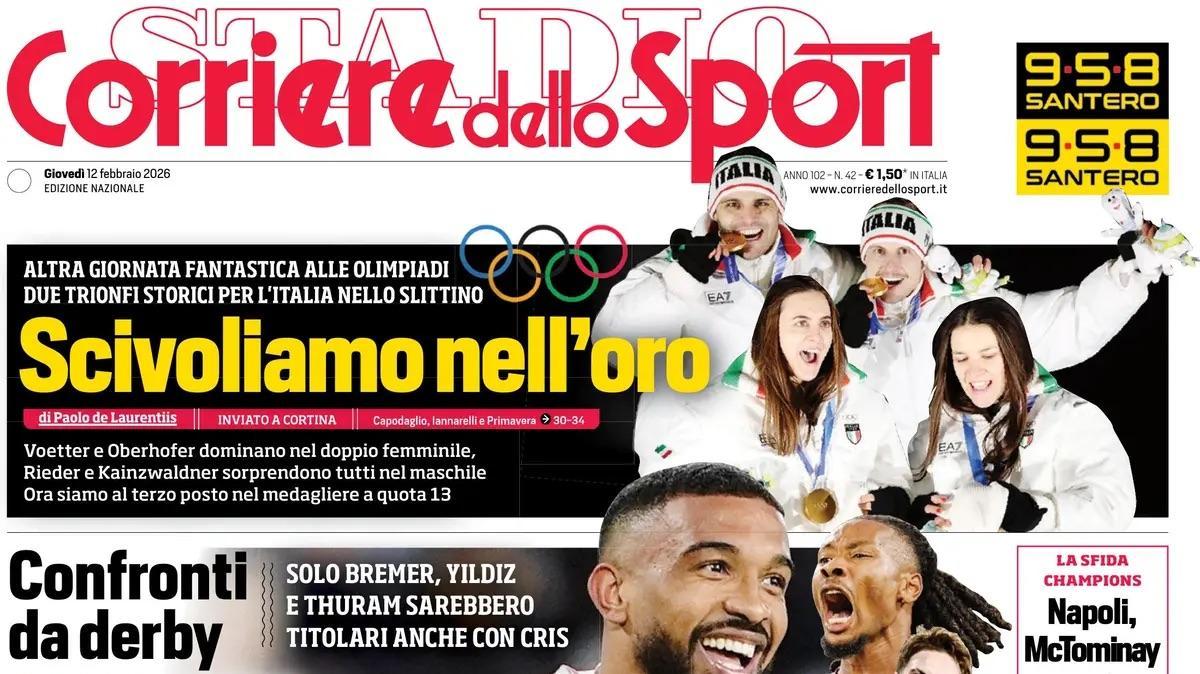 Corriere dello Sport: "Il Vicenza vola e resta a +16 sul Brescia"