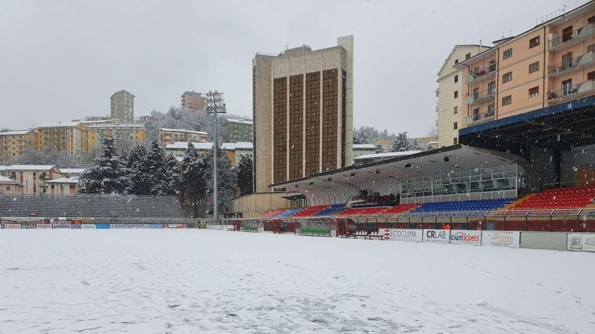 UFFICIALE - Non c'è due senza tre: la neve ferma anche Potenza-Paganese