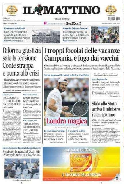 Il Mattino: "Casertana out la bocciatura ora è doppia"