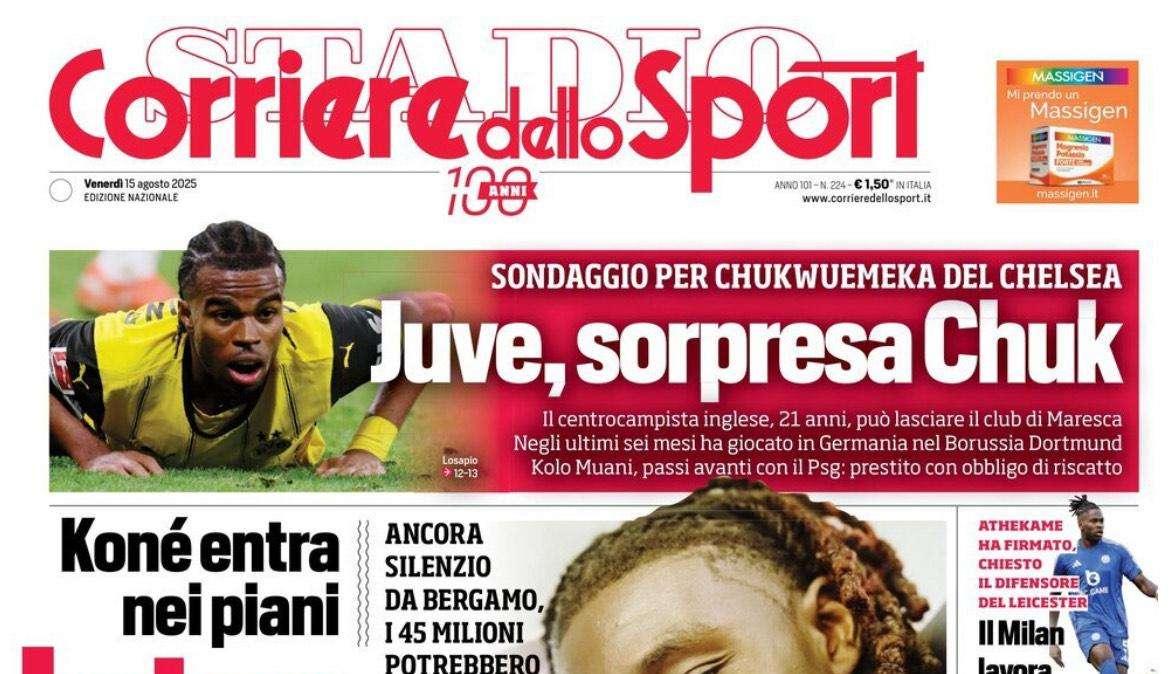 Rassegna stampa Le prime pagine dei quotidiani sportivi