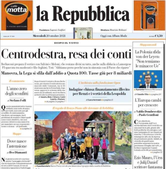 la Repubblica: "Il Palermo torna a casa e con il Francavilla va a caccia del riscatto"