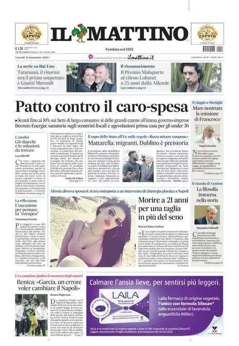 Il Mattino ed. Avellino: "Finalmente lupi. Tito firma il blitz"
