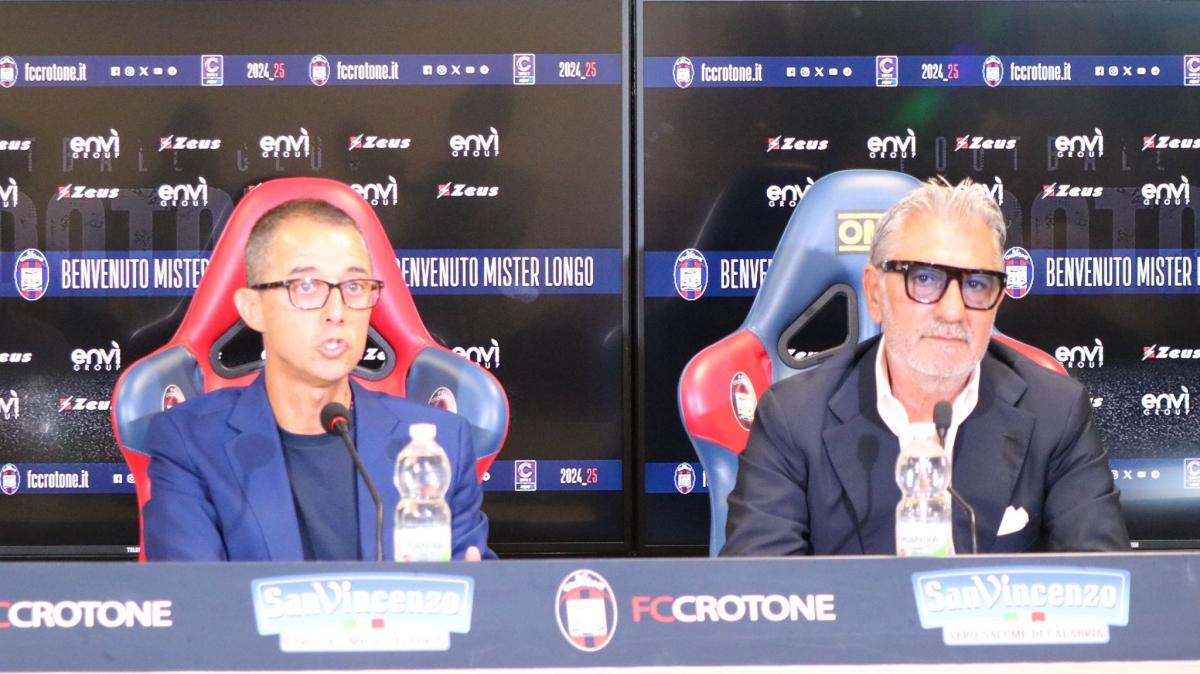 Pres. Crotone: "Rapporto intenso con Longo, ma era la scelta giusta per entrambi"