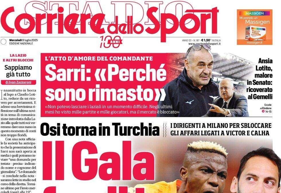 Corriere dello Sport: "Trapani, Salines e Negro. Cavese anche Nunziata"