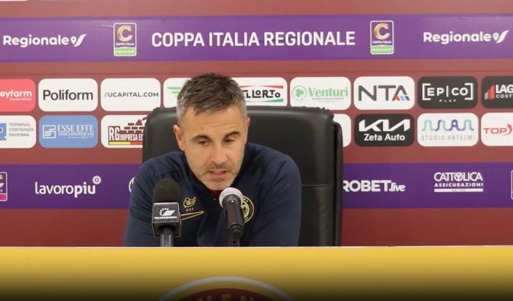 Ravenna, Marchionni: "Ternana grossa occasione. Soffrire ci sta, basta portare a casa i 3 punti"