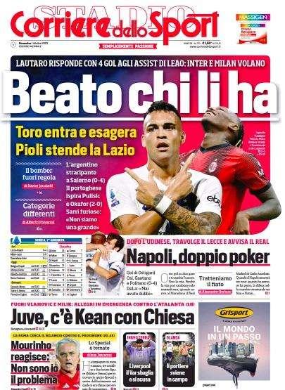 Corriere dello Sport: "Lucchese, che tris | Il Pineto inciampa"