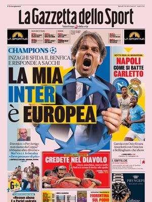 La Gazzetta dello Sport: "Pescara-Gubbio show. Zeman vince col baby"