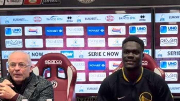 Ds Arezzo su Mawuli: "Voleva tornare in amaranto, grazie al Sudtirol"