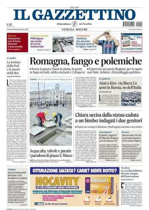 Il Gazzettino: "Padova, con la Pro Vercelli: cerca il quinto acuto di fila"