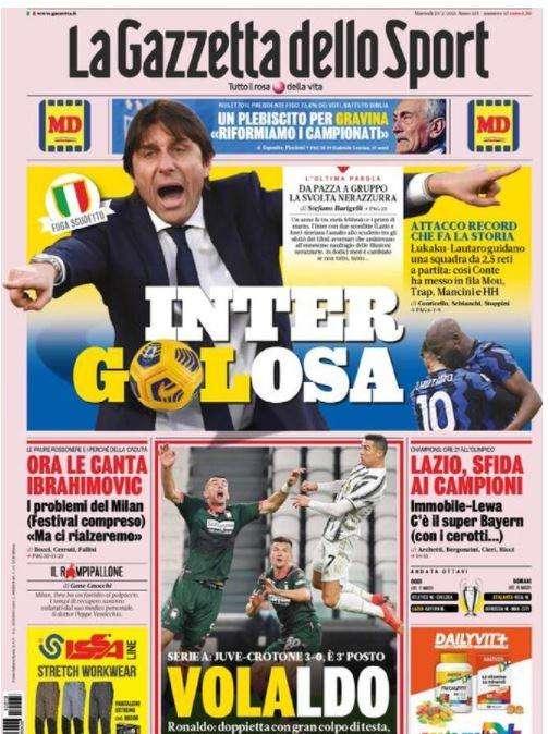 La Gazzetta dello Sport sulle elezioni in Figc: "Il calcio vota Gravina"
