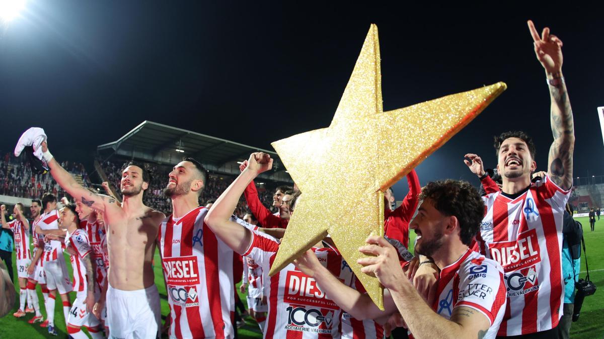 Pokerissimo Vicenza, cinque gol all'Arezzo nella prima gara di Supercoppa