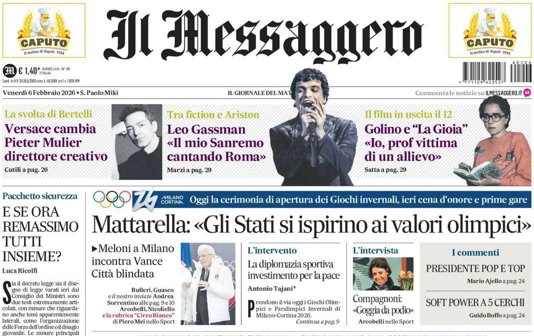 Il Messaggero: "Diego Foresti all’attacco contro Bandecchi e D’Alessandro"