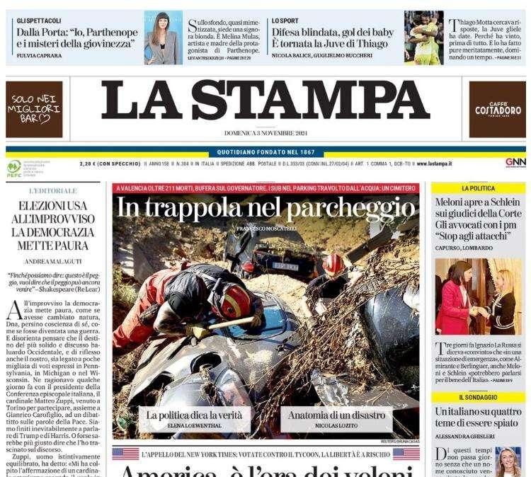 La Stampa ed. Vercelli: "La Pro stappa il pari a Verona" 