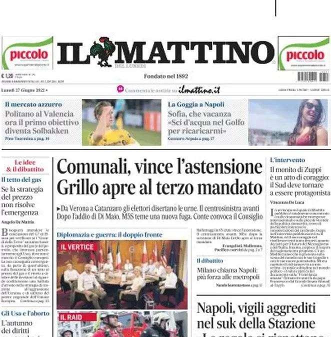 Il Mattino - Avellino: "I lupi blindano Giordano e Moretti"