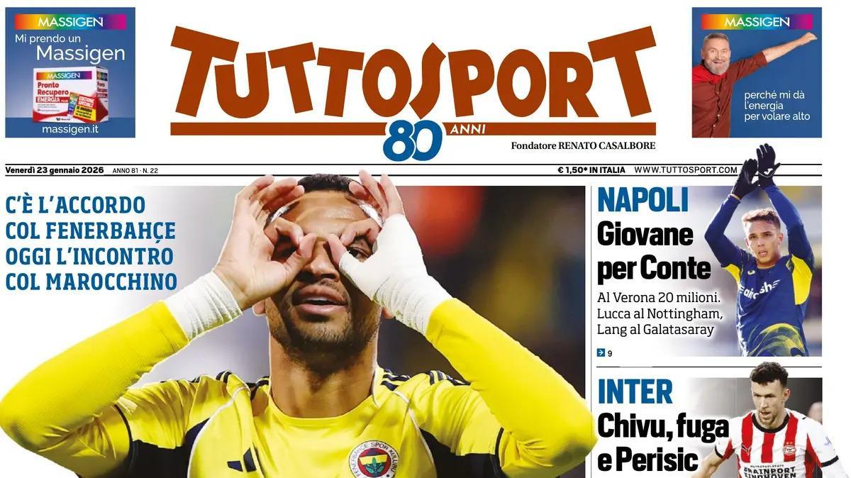 Rassegna stampa Le prime pagine dei quotidiani sportivi