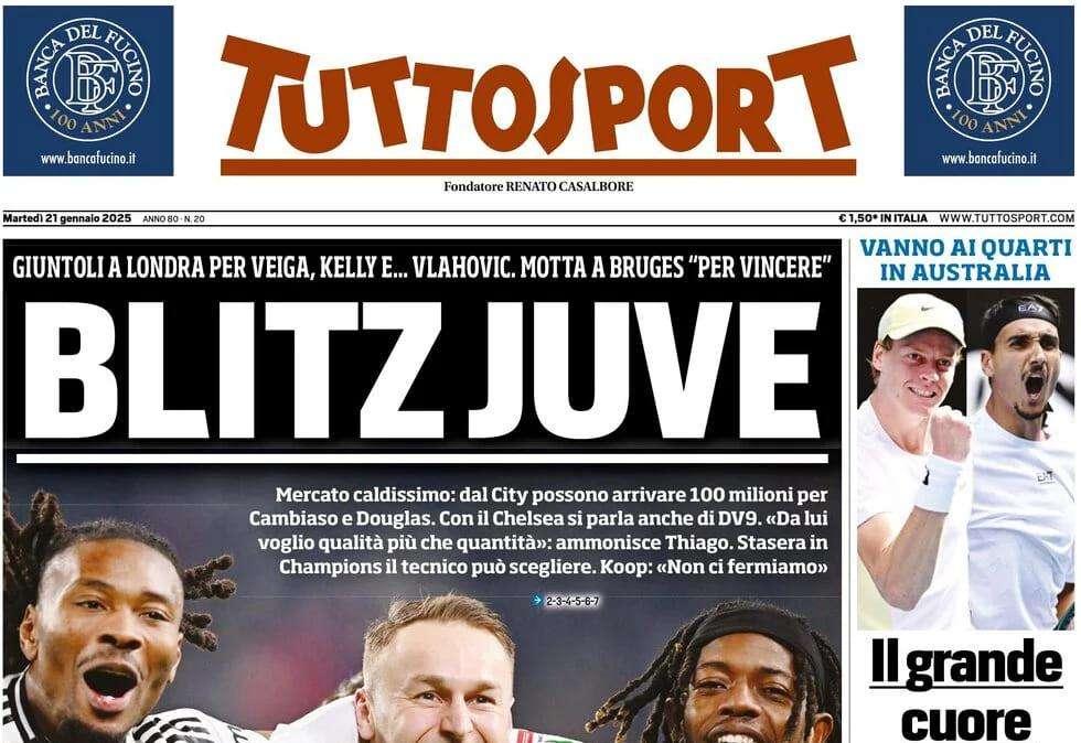 Tuttosport: "Caldiero-Bordin. E il Sorrento chiama Ferraro"