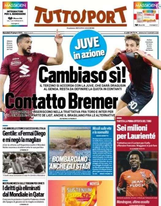 Tuttosport: "Tecnici: c'è posto per otto"