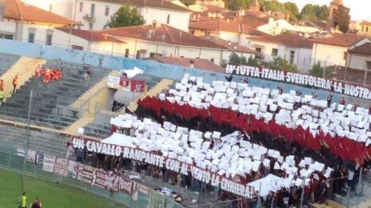 Arezzo, Di Donato non ci sta. La società ringrazia i tifosi