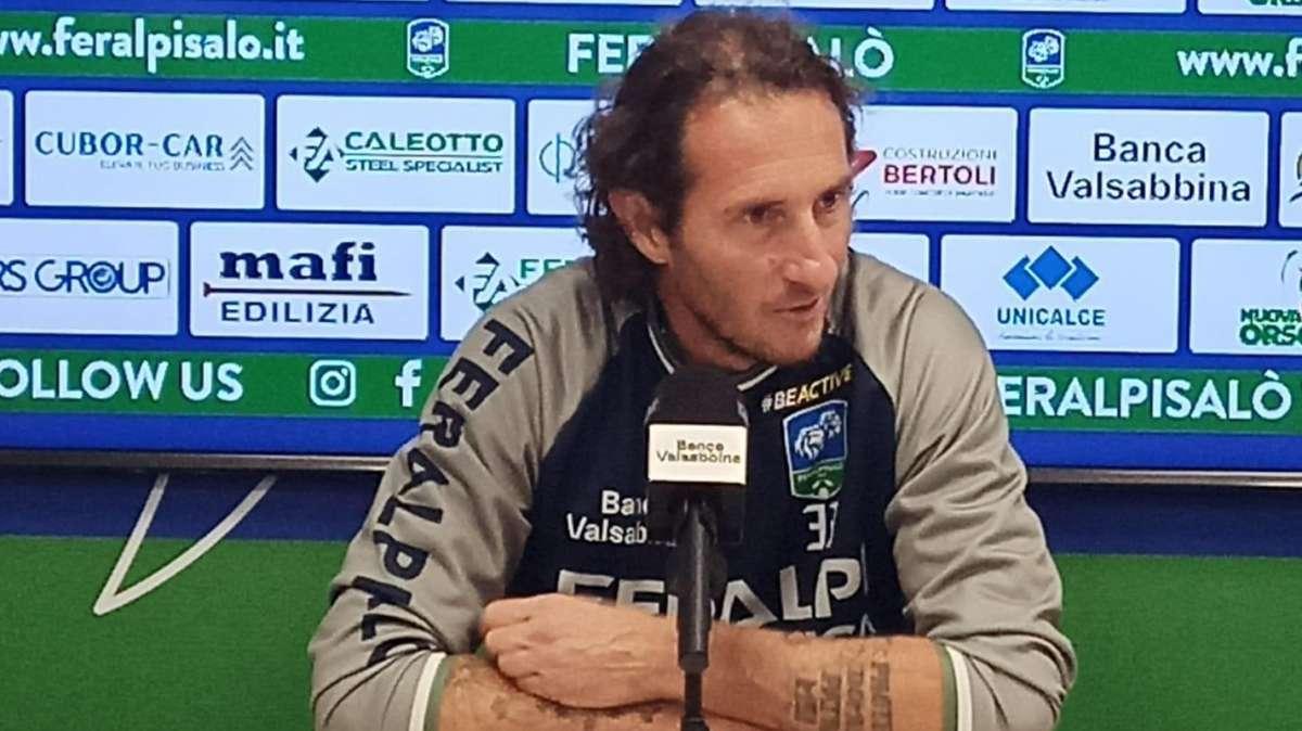 Feralpisalò, Diana: "I miei lo sanno: l'obiettivo non è ancora raggiunto"