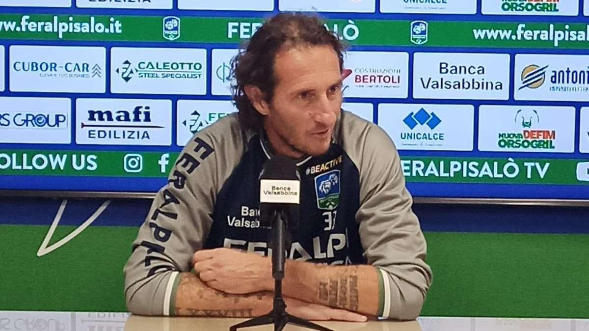 Feralpisalò, Diana scherza: "Boci? Se segna pure lui è finito il calcio"
