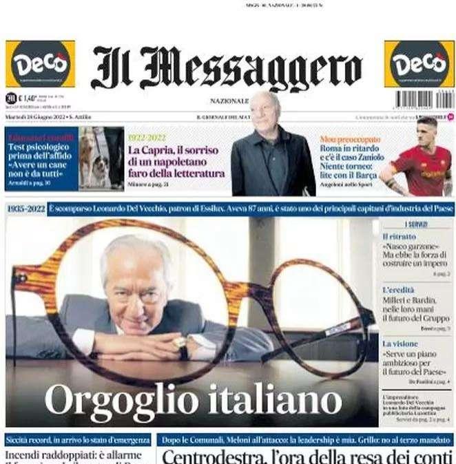 Il Messaggero - Abruzzo: "Pescara, Clemenza 'stoppa' Lescano"