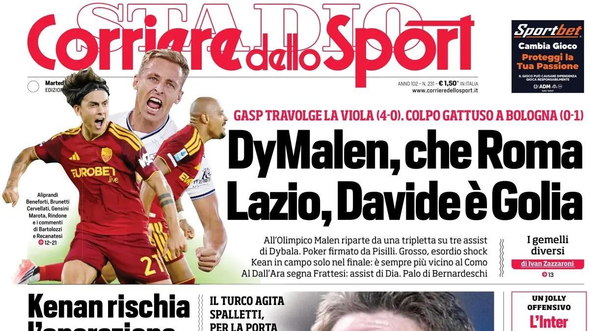Rassegna stampa Le prime pagine dei quotidiani sportivi