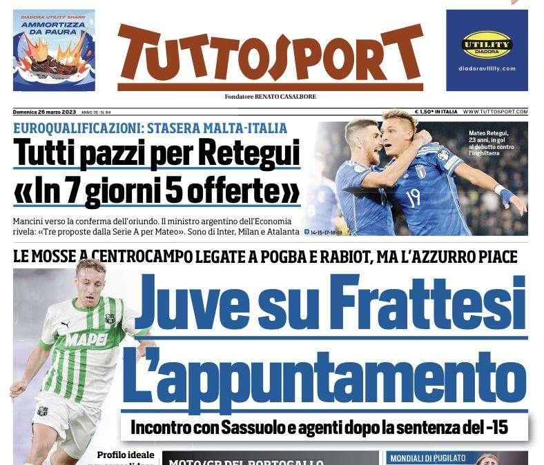  Tuttosport: "Feralpi sprecona | Reggiana formato rimonta"