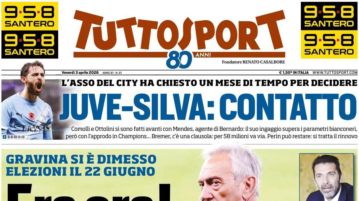 Tuttosport: "Arezzo, Bucchi non può più fallire"
