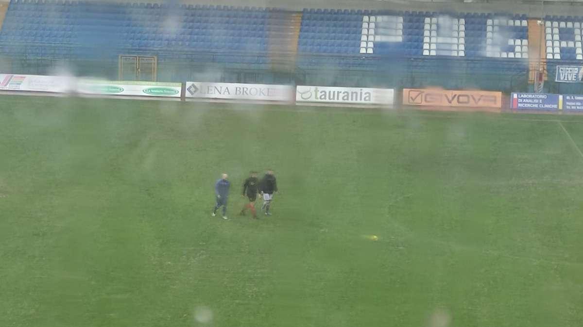 Paganese-Catania, l'arbitro Colombo ha deciso: gara rinviata