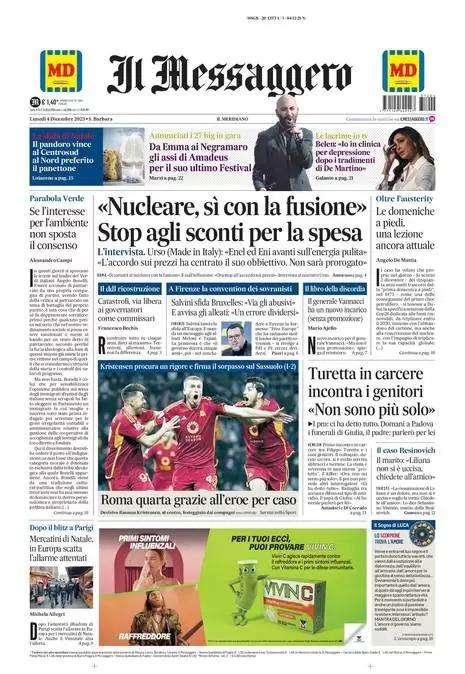 Il Messaggero - ed Umbria: "Grifo, tre punti sudati"