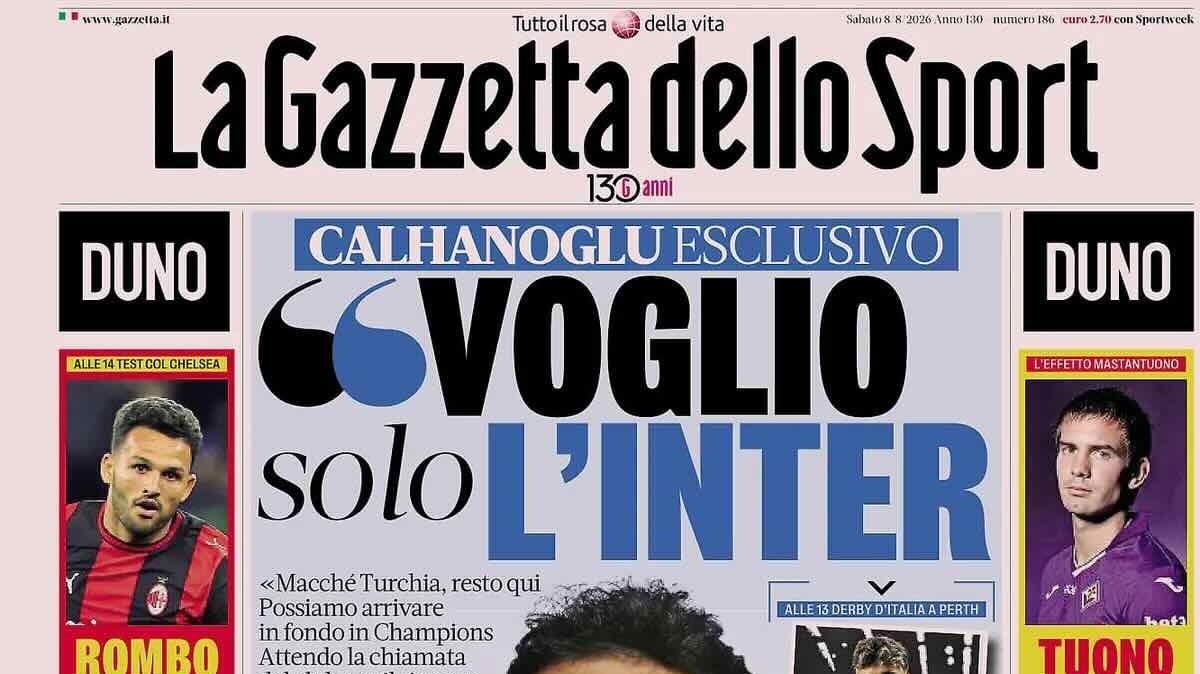 Rassegna stampa Le prime pagine dei quotidiani sportivi