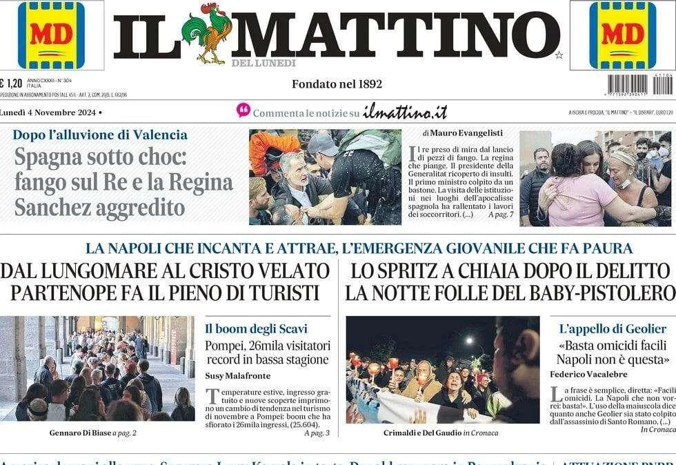 Il Mattino: "Avellino, sconfitta a sorpresa. Blitz del Taranto al Partenio"